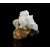 Calcite scepter on Fluorite Moscona Mine M04286